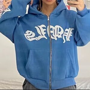 Print Oversized Hoodie